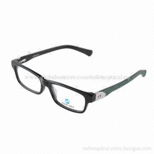 2014 New Stylish Acetate Optical Eyewear with Special Temple Pattern